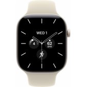 Watch Series 12 Cellular 46mm Pearl White Ceramic/ Sand Band M/ L