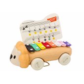 Lion Cymbals On Wheels instrumentas vaikams, spalvingas, lavinamasis