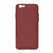 ®®TPU dėklas su metaline plokštele 1 Xiaomi Redmi 5 Plus, raudonas