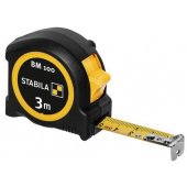 STABILA BM 100 kišeninė ruletė, metrinė skalė 16 mm x 3m, Stabila