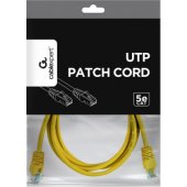 UTP Patch laidas kat. 5e 1.5m geltonas
