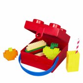 LEGO dėžė su rankena, raudona