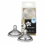 Tommee Tippee silicone pacifier 3+ 2 pieces