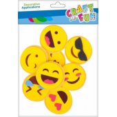Craft with Fun CF putplasčio pavasarinės dekoracijos su jaustukais, 8 vnt. 12/ 144