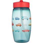 Sportinis buteliukas su sulankstomu snapeliu CARS 400ml 56/ 618 mėlynas