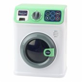 Children®s Washing Machine Rotating Drum Lights Sounds White Green