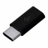 Adapteris Micro USB - USB Type-C juodas AK-31/ B