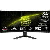 _8472497 86,4 cm (34") 3440 x 1440 pikselių MSI 9S6-3DD71M-019 21:9 UWQHD
