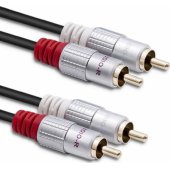 Kabelis 2xRCA male