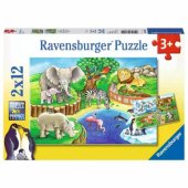 Puzzle 2x12 Animals in the Zoo