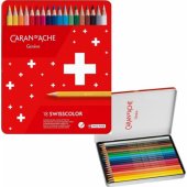 Caran d`Arche Kredki Swisscolor Aquarelle, z efektem akwareli, sześcio