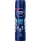 Nivea Nivea DRY FRESH vyriškas dezodorantas purškiklis 150ml - 0185996