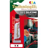 Technicqll universalus aukštatemperatūris silikonas, 20 ml, juodas