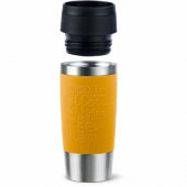 Emsa TRAVEL MUG Classic thermal mug (yellow/ stainless steel, 0.36 lite
