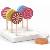 Viga Toys VIGA mediniai spalvoti ledinukai, 6 vnt. rinkinys