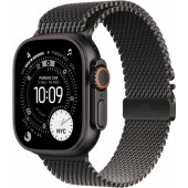Watch Ultra 3 49mm Black Titanium/ Black Titanium Milanese Loop -Medium