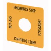 Eaton Label for safety button with description M22-XYK1 - 21648