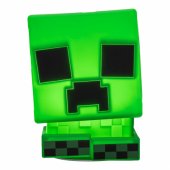 Minecraft Creeper SquishyGlo silikoninis įkraunamas šviestuvas