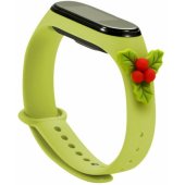 Xiaomi Mi Band 5/ 6 žalias kalėdinis amalas