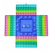 POP IT 2в1 Силиконовый Антистресс & настольная игра для 4 игроков