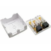 GN002 wire connector 2xRJ45 White