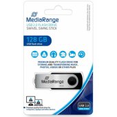 128GB MR913 USB 2.0 Juoda/ Sidabrinė