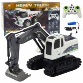 _7938644 Remote Controlled RC Crawler Excavator Lights Sounds White 1: