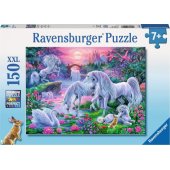 Ravensburger dėlionė 150 Vienaragis saulėlydžio metu