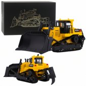 Huina metalinis statybinis modelis Bulldozer Bulldozer Excavator 1:50