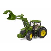 John Deere 7R 350 modelinis automobilis su priekiniu krautuvu (žalias)