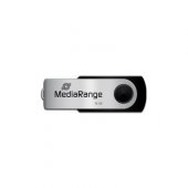 16 GB USB 2.0 sidabrinė / juoda
