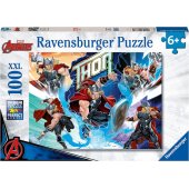 _6820949 Ravensburger puzzle 100 pc The Mighty Avenger Thor