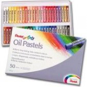 Aliejinės pastelės, 50 spalvų