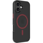 MagForce Hyperstealth 2.0 dėklas, skirtas iPhone 17, juodas-raudonas