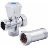 Perfexim Zawór kątowy z przedłużką 3/ 4"x3/ 4"x3/ 4" (02-014-0200-001)