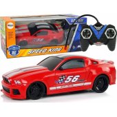 LeanToys sportinis automobilis 1:24, raudonas, nuotoliniu būdu valdomas