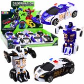 Auto Robot 2in1 Sports Car Police Drive Mix