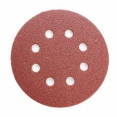 Klingspor Krążek ścierny papierowy czepny 125mm gr.80 5szt. - 45295