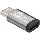 56636 USB-C į USB 2.0 Micro-B adapteris Sidabrinis