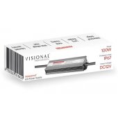 Vandeniui atsparus LED maitinimo šaltinis 12 V, 8,33 A, 100 W, IP67