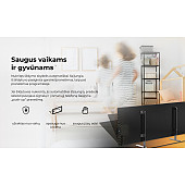 AGH0002S Premium Eco Smart Heater Black