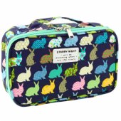 Pencil Case School Organizer Cosmetic Bag Additional Pocket Navy Blue