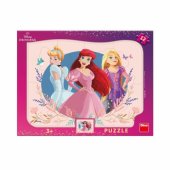 _6975364 Dino Frame Puzzle 12 pc, Princess