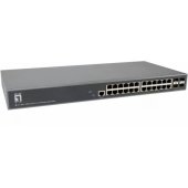 _8376121 LevelOne TURING 28 prievadų L3 Lite valdomas Gigabit jungiklis, 24 x