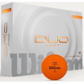DUO Soft golfo kamuoliukai, oranžiniai, 12 kamuoliukų