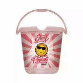"Emoji Stay Positive" Ø30x28cm 10L, pink