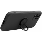 Silicone Ring Case with Stand iPhone 17 Black