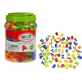 Magnetic Letters and Numbers in a Jar Alphabet of 78 Elements