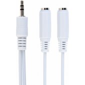 3.5mm Audio Splitter 10cm White