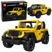 Construction Bricks Car Off-Road Vehicle Wrangler Yellow 746 pcs.